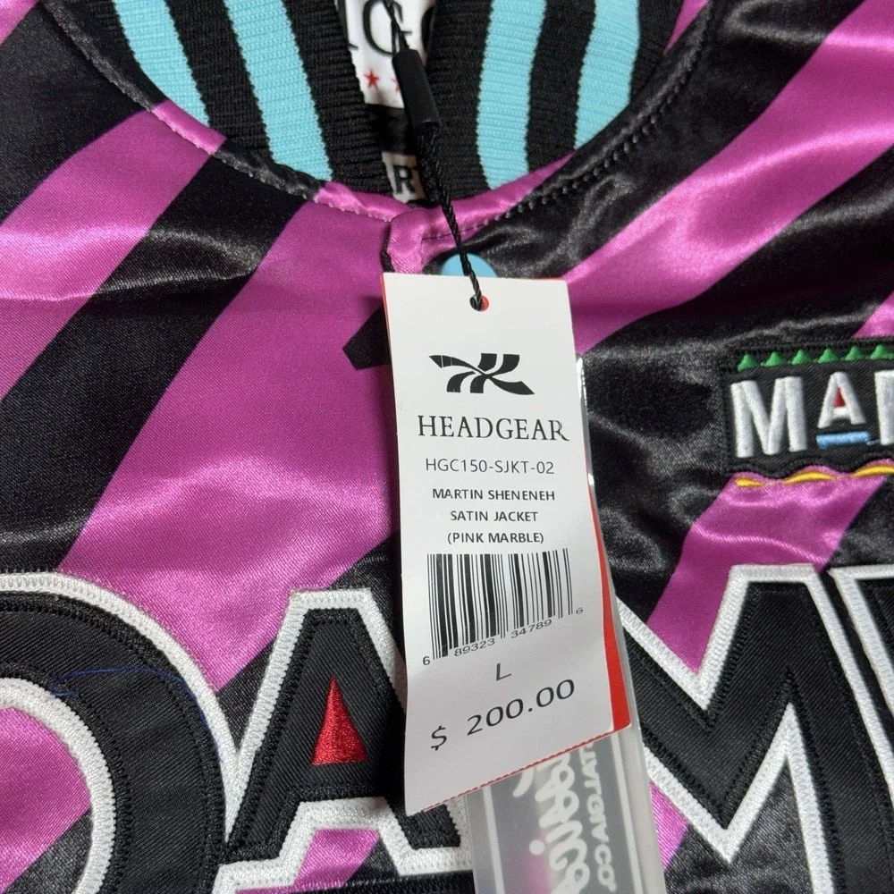 Headgear Classics Men's Martin Lawrence Damn Gina Satin Quilted Jacket NWT‎ Sz L